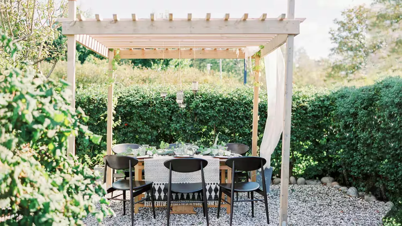 Dine Under a Pergola